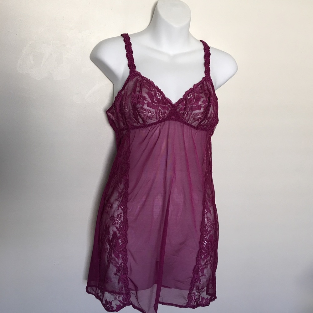 Victoria’s Secret wine sexy Chemise